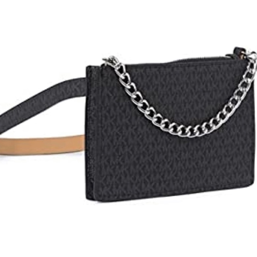 Michael Kors MK Fanny Pack Belt with Pull Chain